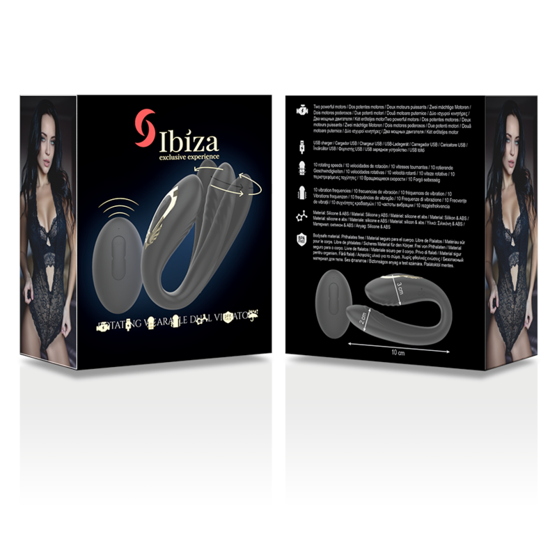 Ibiza Wave Rotierender Doppelvibrator mit IbizaMotion