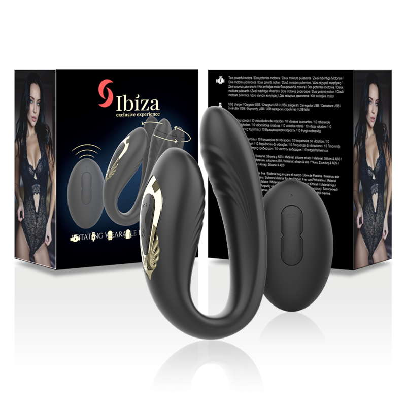Ibiza Wave Rotierender Doppelvibrator mit IbizaMotion
