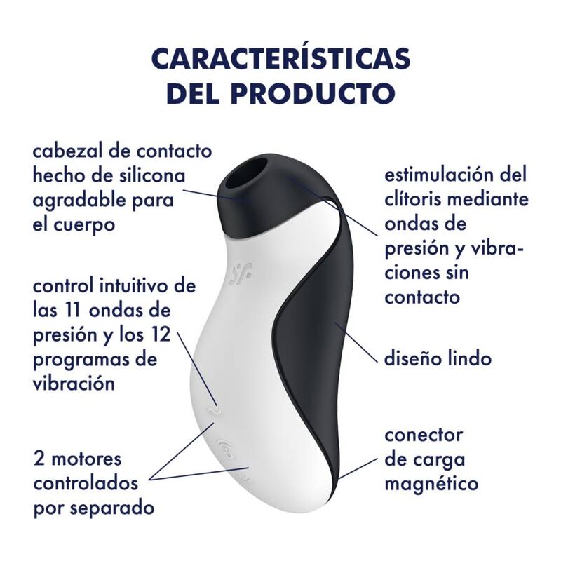Satisfyer Orca Air Pulse Stimulator + Vibrator