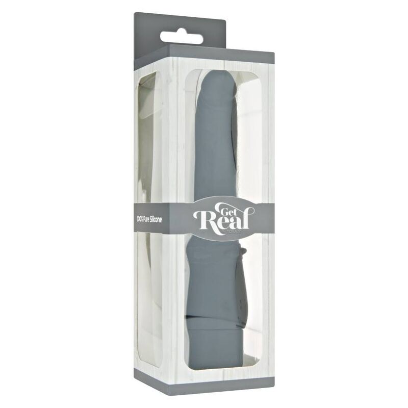 Get Real Klassischer Glatt-Vibrator Silikon – Schwarz