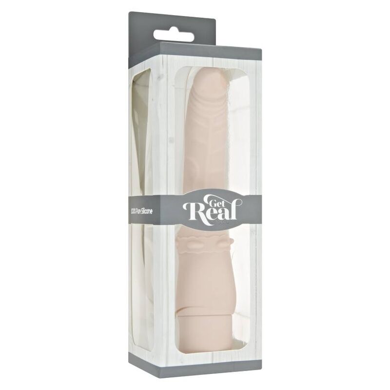 Get Real Klassischer Glatt-Vibrator Silikon – Hautton