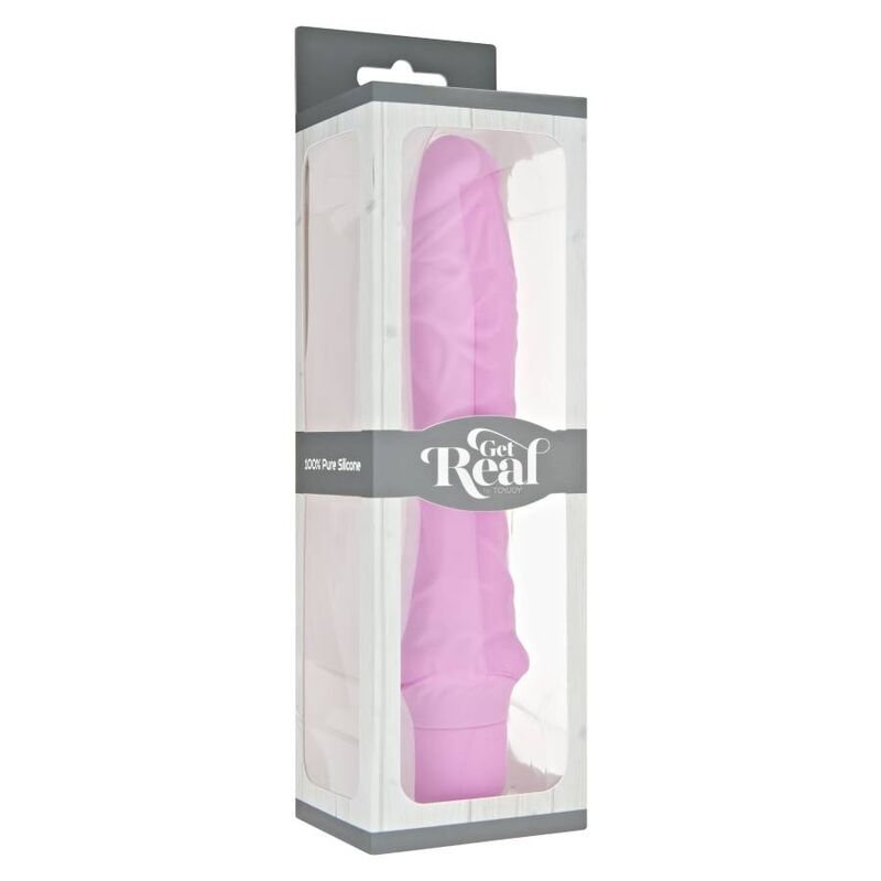 Get Real Klassischer Großer Silikon-Vibrator – Rosa