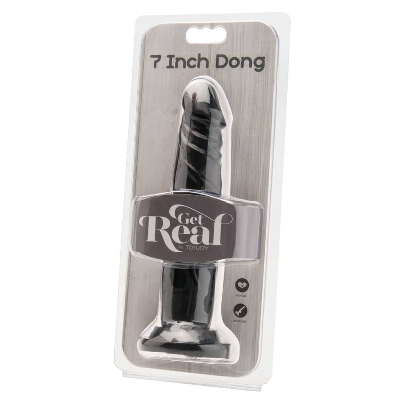 Get Real Realistischer Dong 18 cm – Schwarz