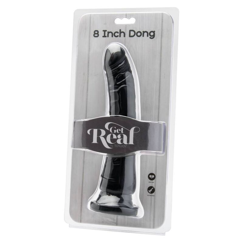 Get Real Realistischer Dong 20,5 cm – Schwarz