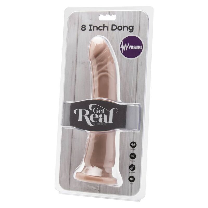 Get Real Vibrierender Dong 20,5 cm – Hautton