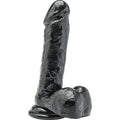 Get Real Dildo 18 CM mit Schwarzen Eieren