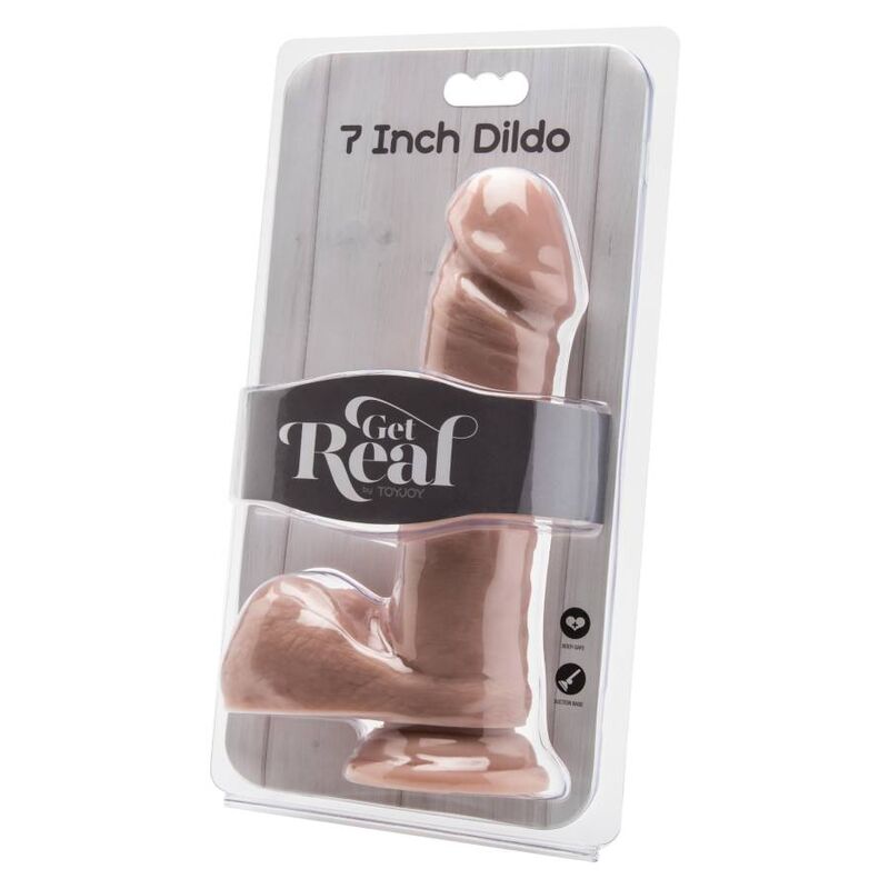 Get Real Dildo 18 CM mit Holenhaut