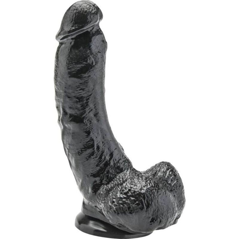 Get Real Dildo 20,5 CM mit Kugeln Schwarz