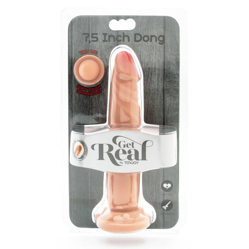 Get Real Dual Density Dong 19 cm mit Saugnapfbasis – Hautton