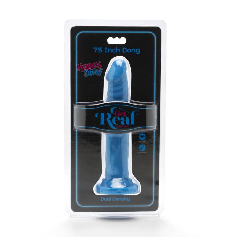 Get Real Happy Dicks Dong 19 cm – Blau
