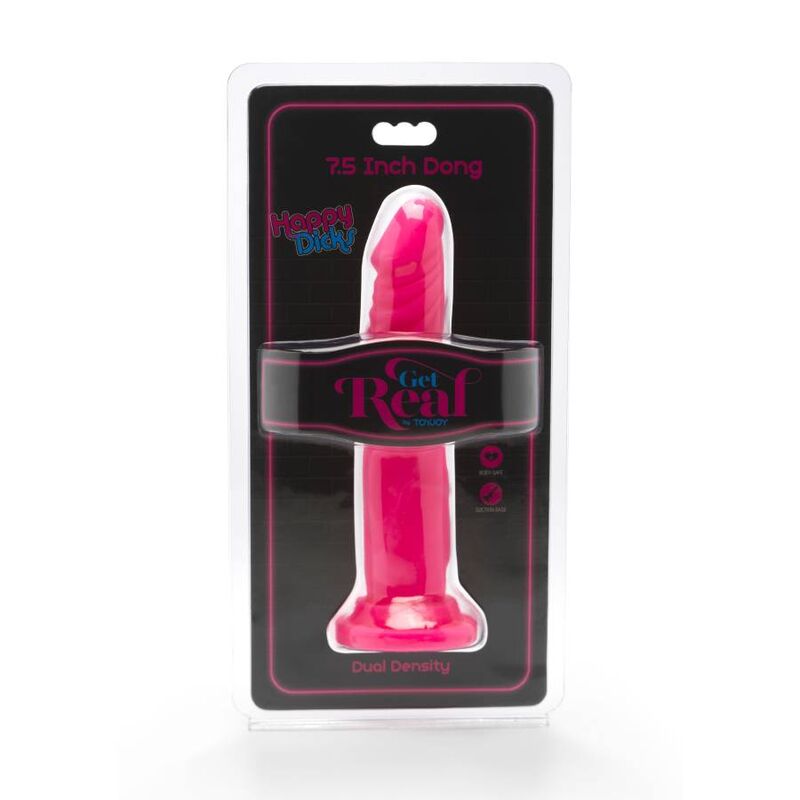 Get Real Happy Dicks Dong 19 cm – Rosa