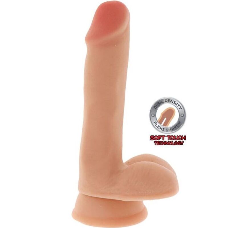 Get Real Dual Density Dildo 17 cm mit Hodensack – Hautton