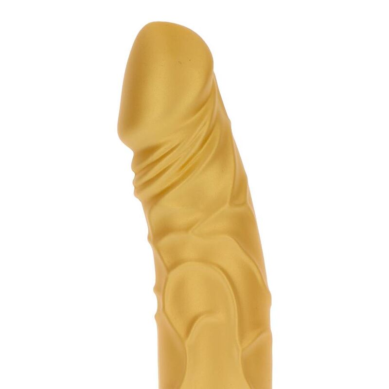 Get Real Gold Dicker Original Vibrator – Gold