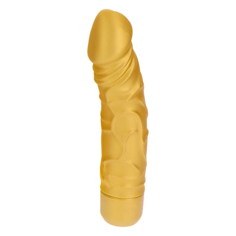 Get Real Gold Dicker Original Vibrator – Gold