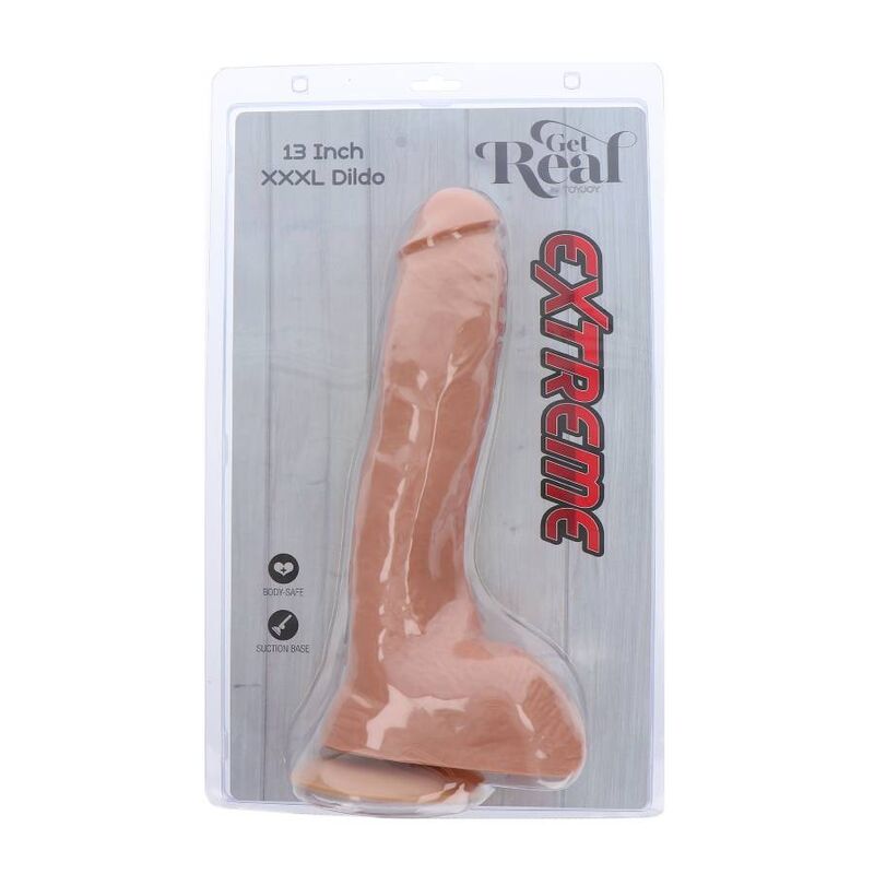 Get Real Extreme XXXL-Dildo 34 cm realistisch – Hautton