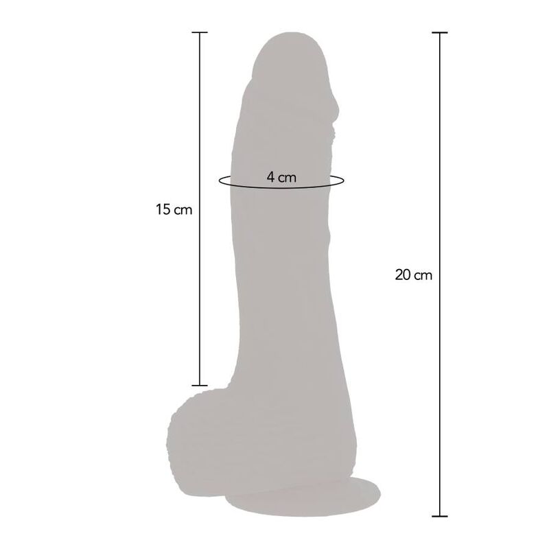 Get Real Up & Down Rotierender Vibrations-Dildo – Hautton