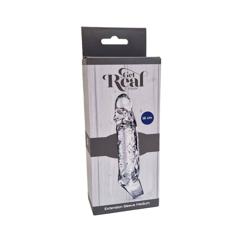 Get Real Penishülsen-Verlängerung Medium – Transparent