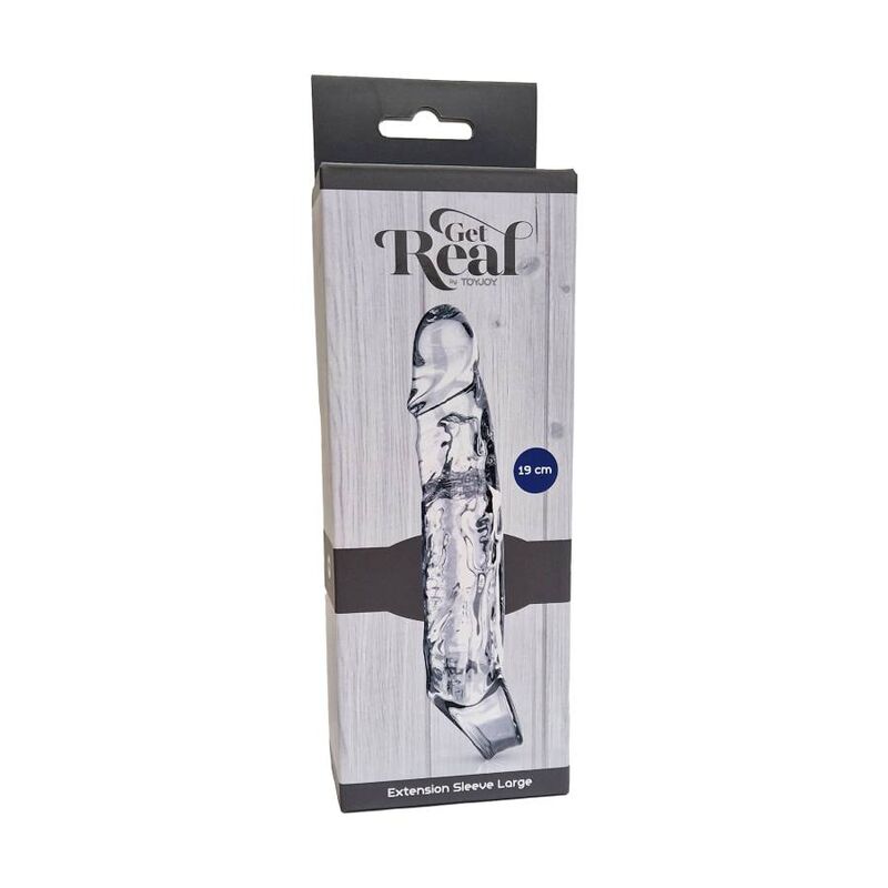 Get Real Penishülsen-Verlängerung Lang 19 cm – Transparent