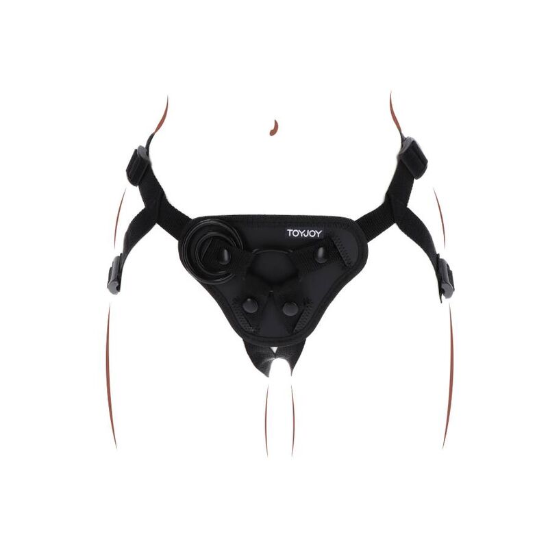 Get Real Strap-on-Gurt für Rollenspiele – Schwarz