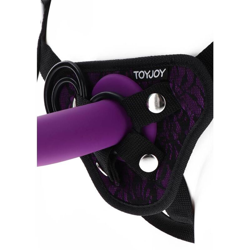 Get Real Strap-on-Spitzengeschirr für Rollenspiele – Lila
