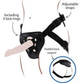 Get Real Strap-on-Deluxe-Gurt für Rollenspiele – Schwarz