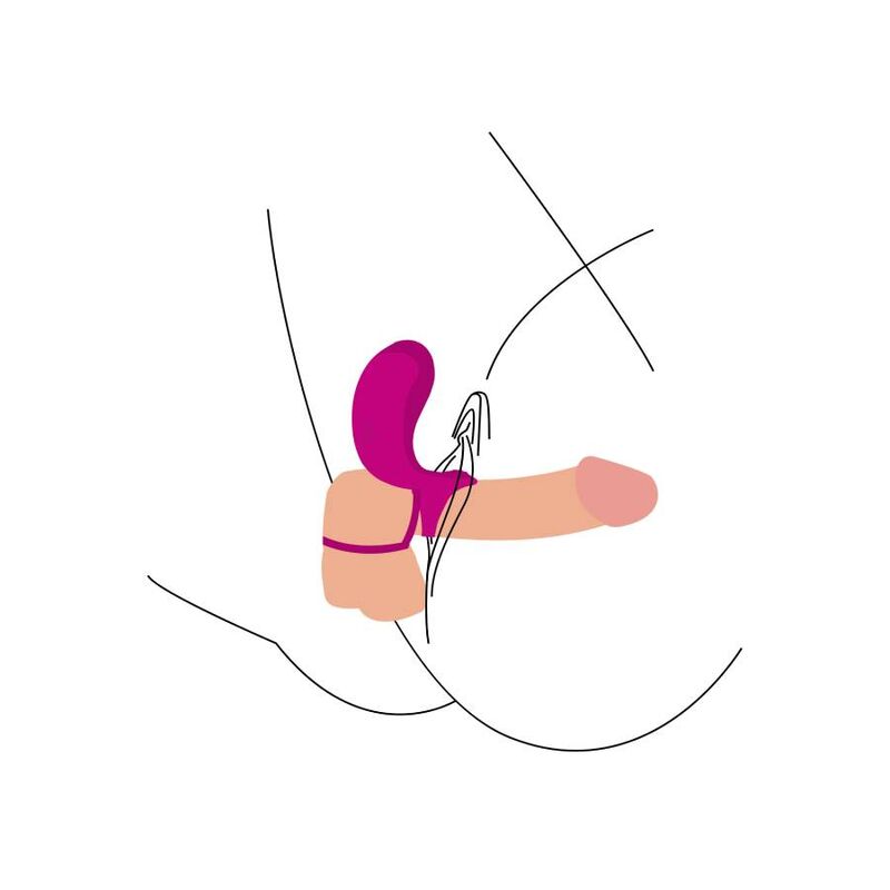 Xocoon Paar-Stimulatorring – Fuchsia