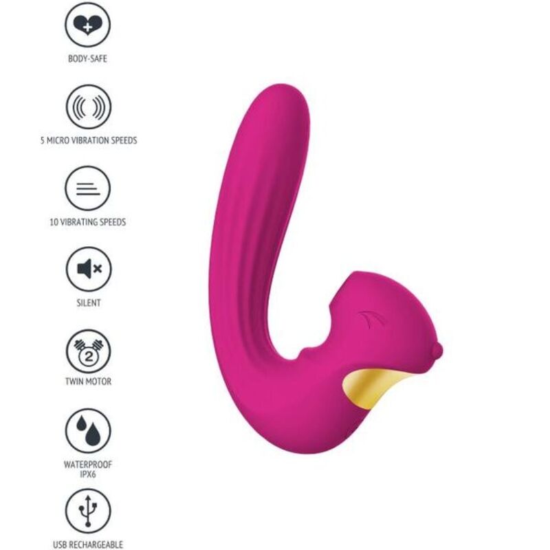 Xocoon Celestial Love Vibe Stimulator 2 Motoren – Fuchsia
