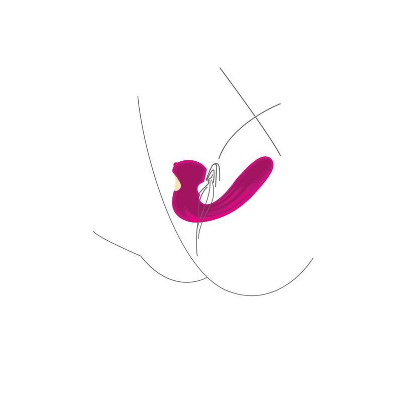 Xocoon Celestial Love Vibe Stimulator 2 Motoren – Fuchsia