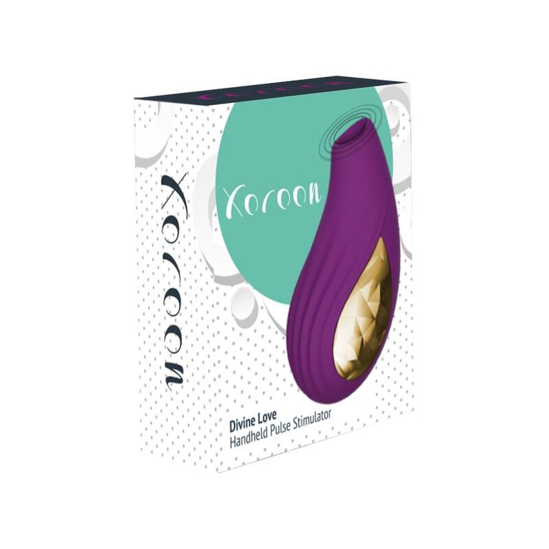Xocoon Divine Love Handheld-Klitoris-Pulsstimulator – Lila