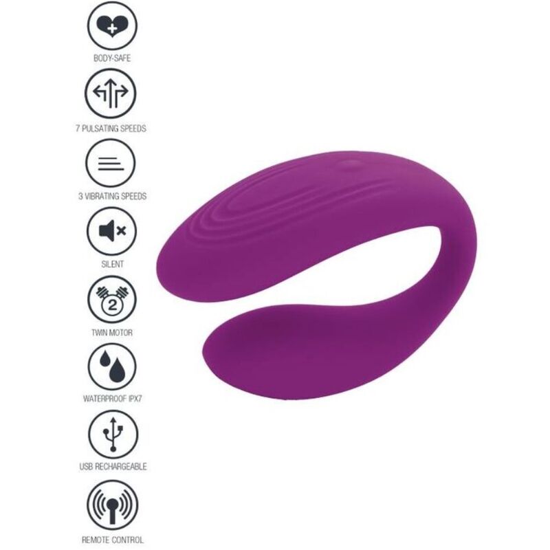 Xocoon Bound Love Couples Vibrator für Paare – Lila