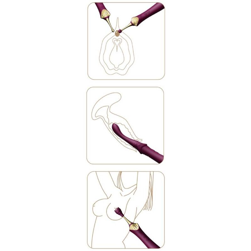 Zalo – Bess 2 Clitoral Massager Purple