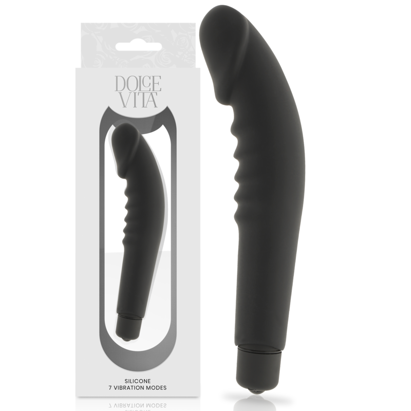 Dolce Vita Realistic Pleasure Schwarzes Silikon