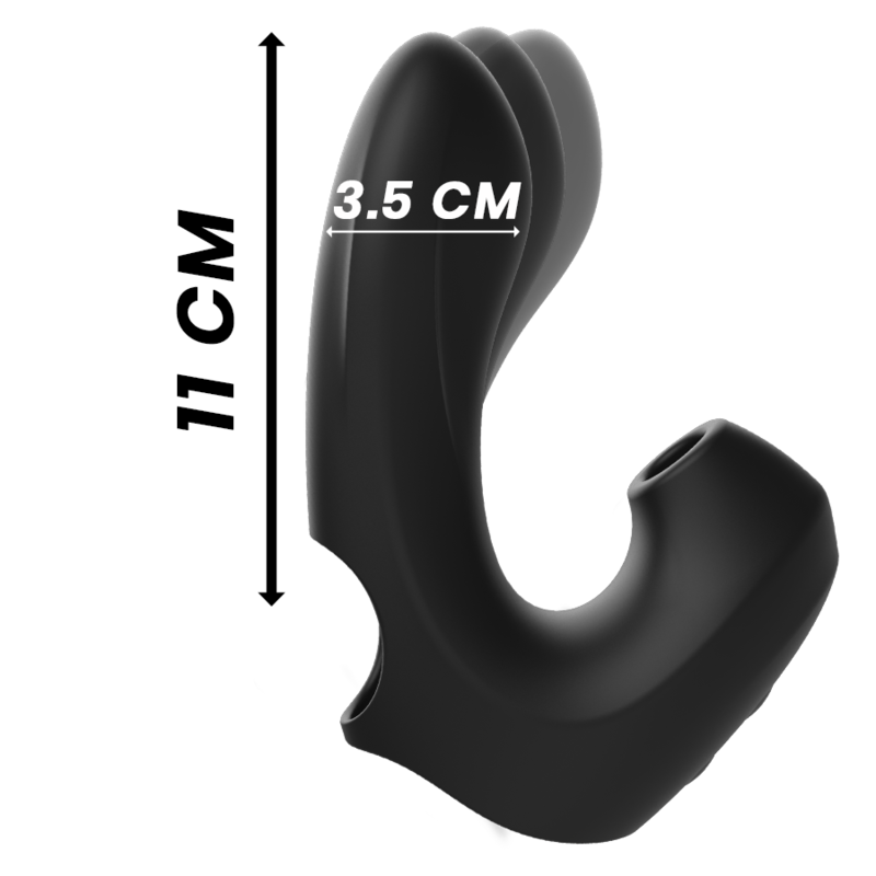 Ibiza Finger-Klitoris-Stimulator & Vibrator mit Saugfunktion
