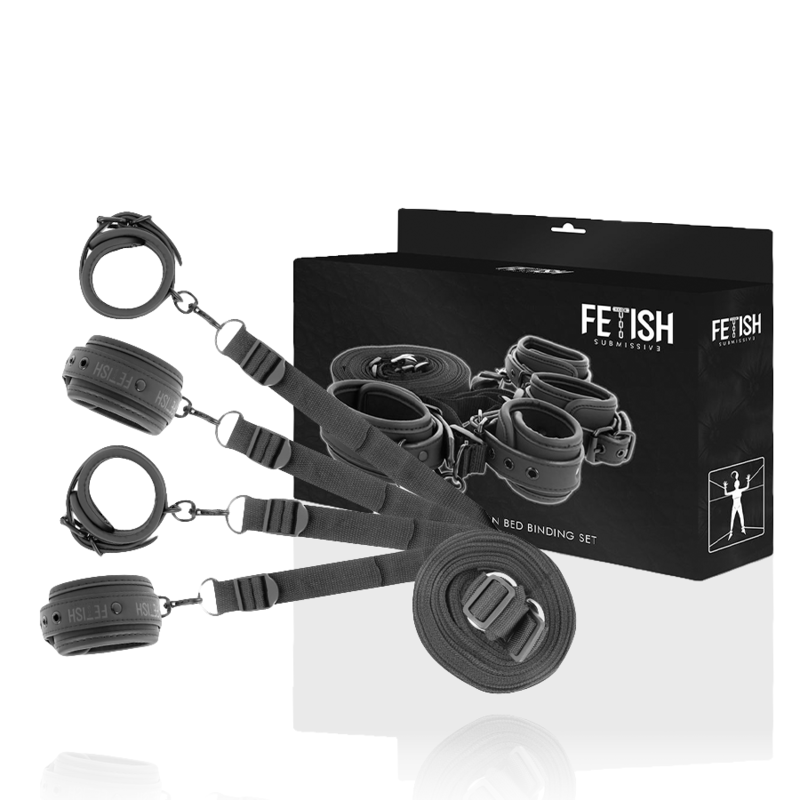 Fetish Submissive Set Aus Handschellen Und Krawatten Mit...