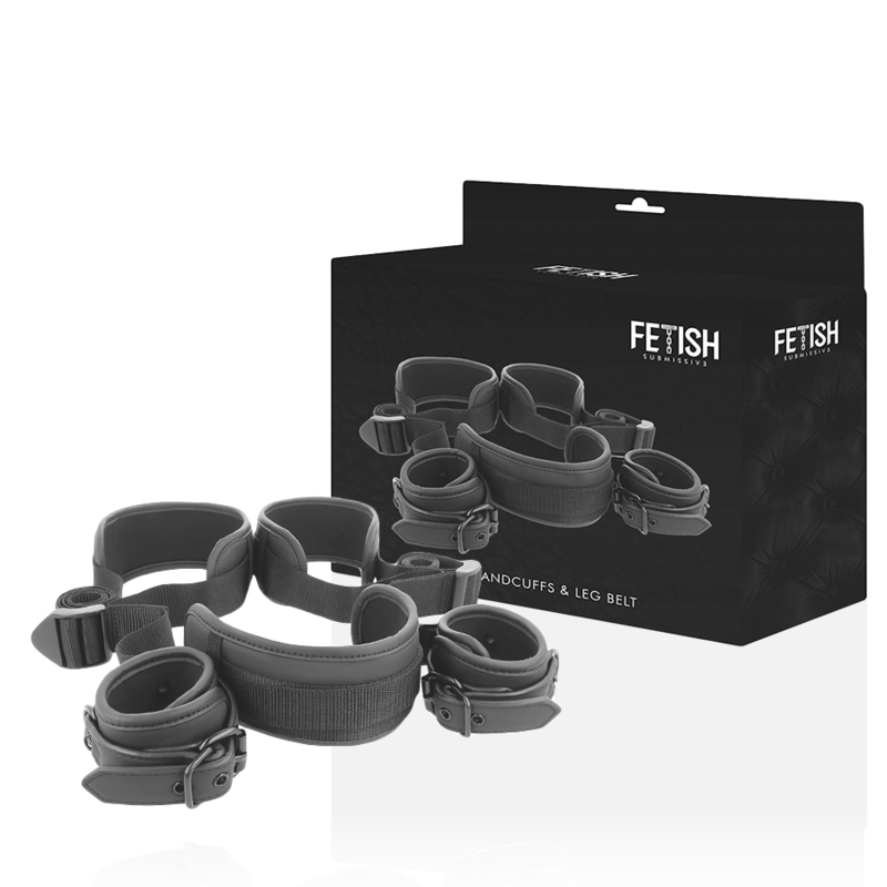 Fetish Submissive Position Mit Offenen Beinen Und Handschellen Mit...