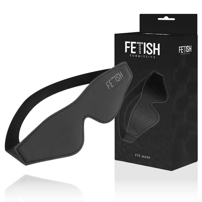 Fetish Submissive Vegane Ledermaske Mit Neopren-Futter