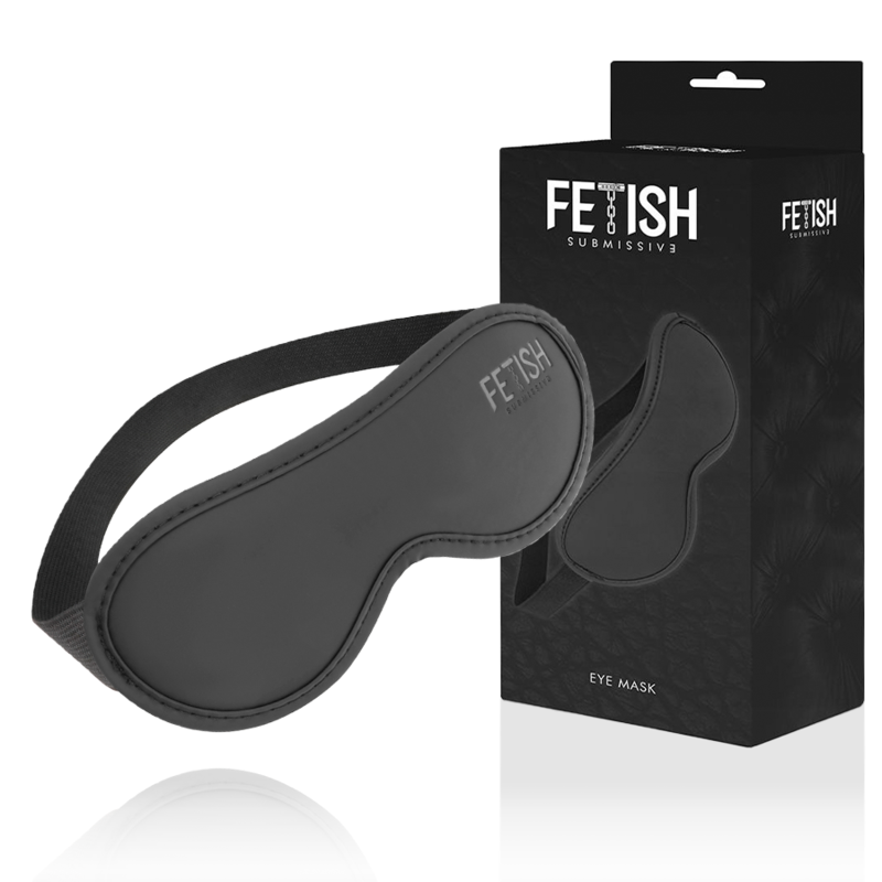 Fetish Submissive Vegane Ledermaske II Mit Neopren-Futter