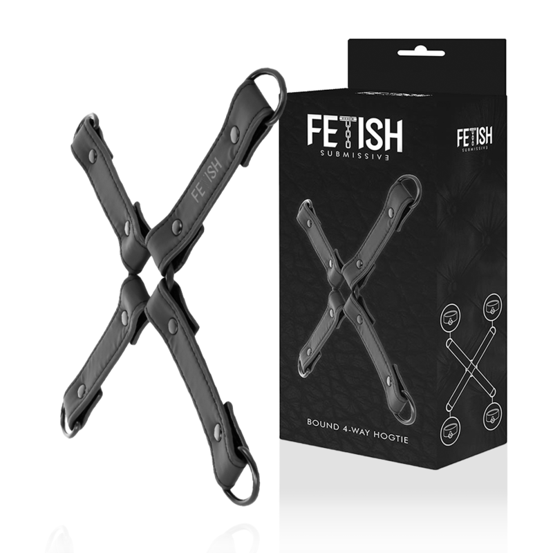Fetish Submissive Handschellenverbindung Aus Veganem Leder