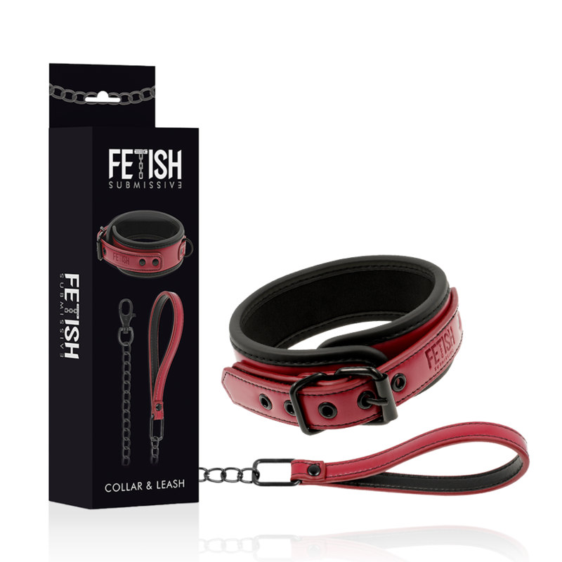 Fetish Submissive Dark Room Kettenhalskette mit Neoprenfutter