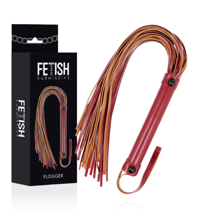 Fetish Submissive Dark Room Peitsche aus Veganem Leder