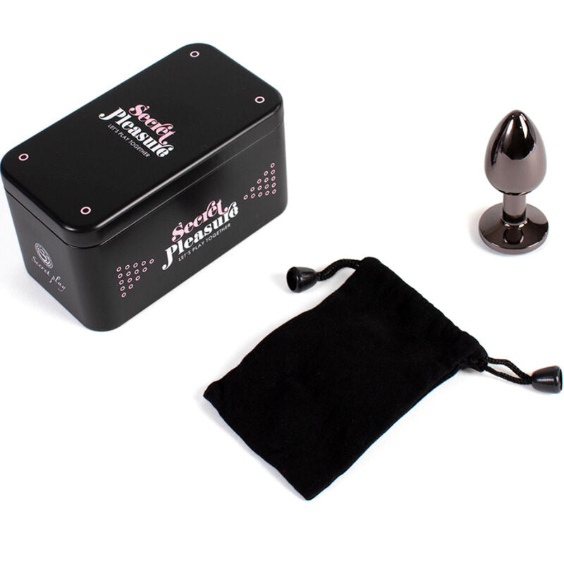 SecretPlay Gunmetal Butt Plug Kleine Grösse 7 CM