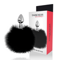 Darkness – Extra Anal Buttplug mit Schwanz Schwarz 7 Cm
