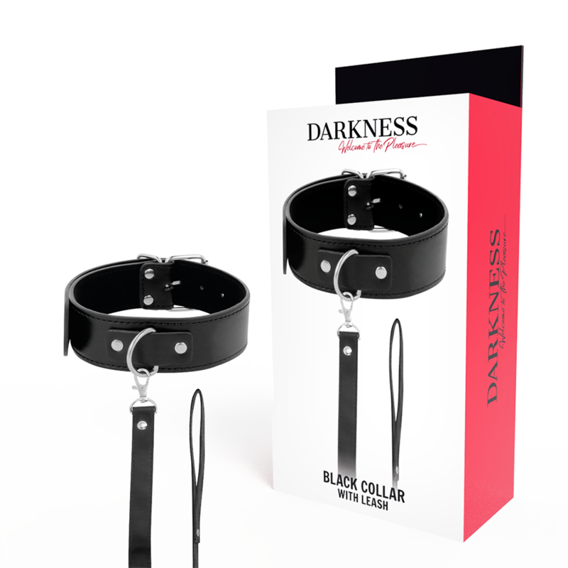 Darkness Bondage Posture-halskette Mit Lederkette