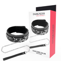 Darkness Bondage Hochwertige Leder-halskette Mit Leine
