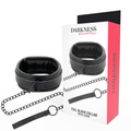 Darkness Bondage Schwarze Halskette Mit Kette