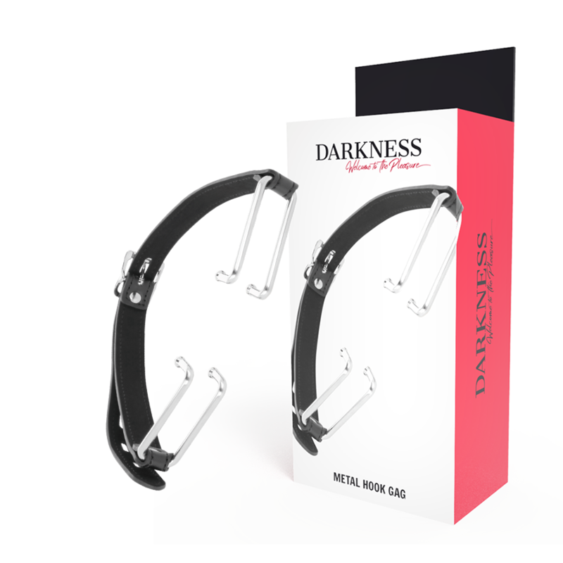 Darkness Bondage Knebel Mit Schwarzem Haken