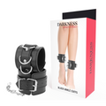 Darkness Bondage Schwarze Verstellbare Leder-knöchel-handschellen