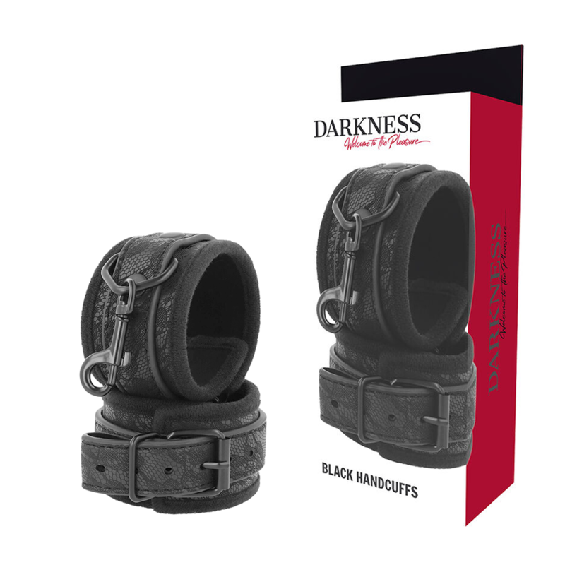 Darkness Luxus-bdsm-handschellen in Schwarz