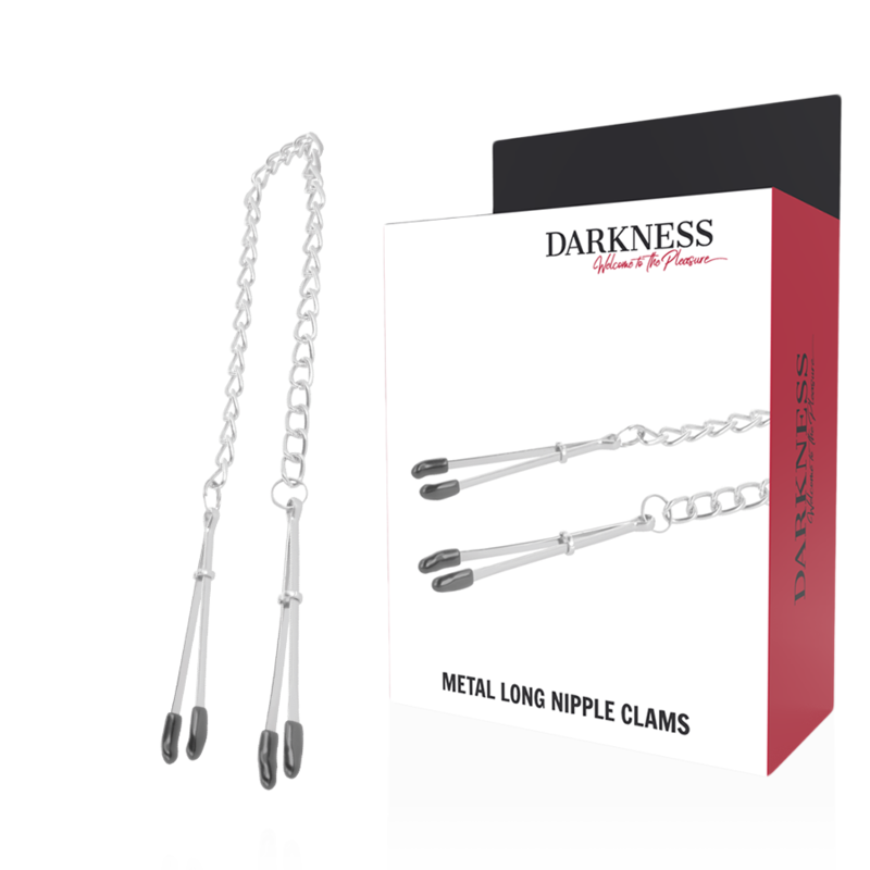 Darkness – Einstellbare Metall-Nippelklammern