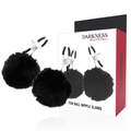 Darkness – Nippelklammern mit Pom Poms 1